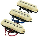 【商品名】Fender V-MOD Stratocaster Pickup set フェンダー ピックアップ 【カテゴリー】楽器:ギター【商品説明】DC Resistance Neck:6.4K Middle:6.7K Bridge:6.7K フロント: アルニコ2 2/3 unbeveled センター (RWRP): アルニコ2/5 beveled リア: アルニコ5 unbeveled カラー:ホワイト