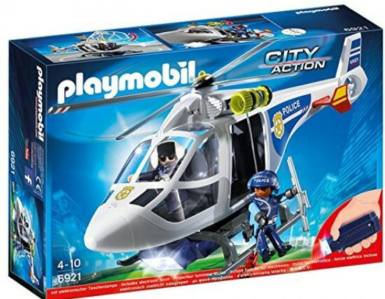 Rakuten - Playmobil 66665 Police Helicopter with Light, Multi-Colour