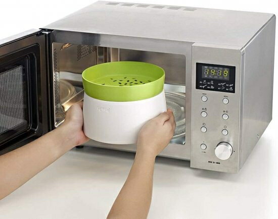 Lekue Microwave Rice and Grain Cooker, Model # 0200700V06M500, Green