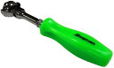 スナップオン Snap-on 限定カラ— ラチェットハンドル グリーングリップ 差込み角:6.35mm 1/4