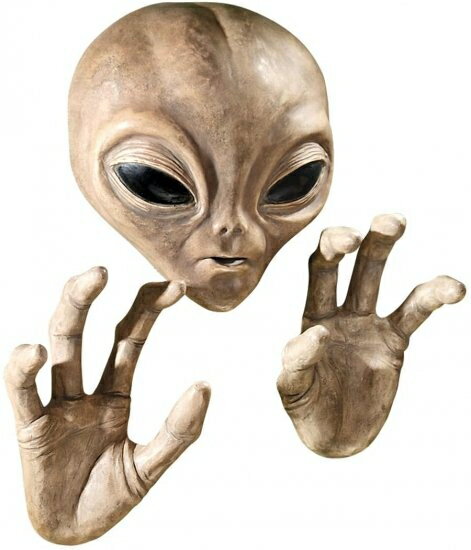 (Single) - Design Toscano Roswell The Alien Plaque