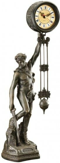 Design Toscano Be Crowned with Victory Sculptural Pendu by Design Toscano