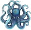 Design Toscano Deadly Blue Octopus of the Coral Reef Wall Sculpture, Full Colour Realistic