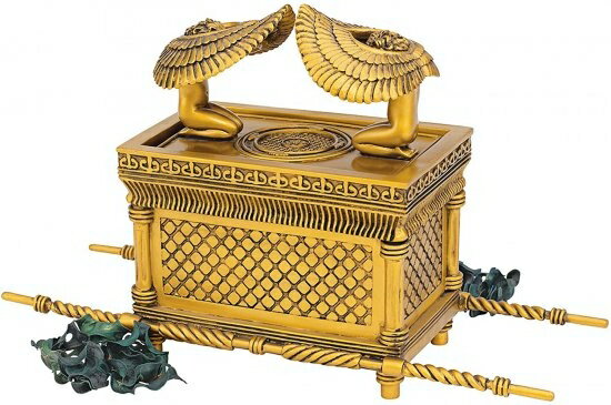 DesignToscanoArkoftheCovenantStatueinFauxGold
