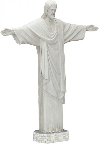 Design Toscano Christ The Redeemer 宗教像 アンティークストーン [3]