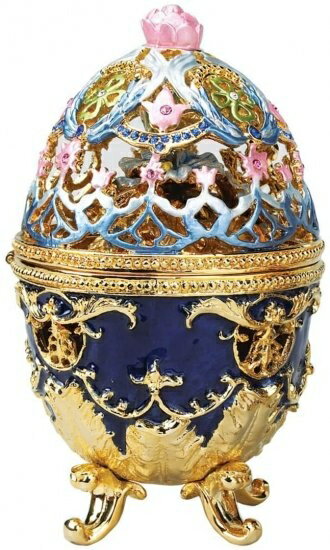 乐天商城 - Design Toscano Hummingbird Enameled Egg by Design Toscano