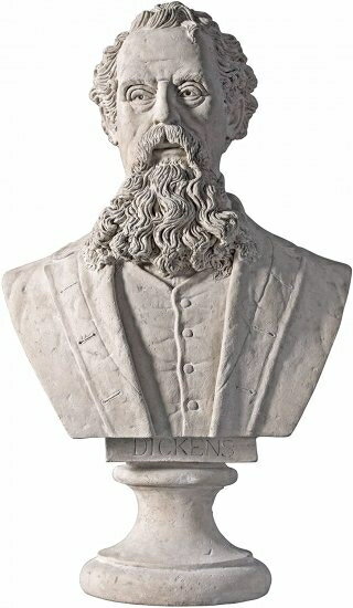 Design Toscano Charles Dickens Sculptural Bust