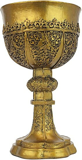 (Set of 2) - Design Toscano King Arthur s Golden Chalice Gothic Sculpture: Set of Two [2]
