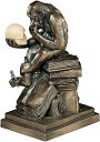 Design Toscano Charles Darwin's Ape Human Evolution Figurine Animal Statue, 8 In...