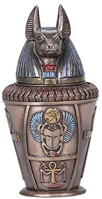 Pacific Giftware 古代エジプト ダムテフ キャノピック ジャー ホームインテリア(3)