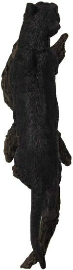ワールドセレクトショップのPacific Giftware リアルブラックキャットパンサー 木の枝に止まっている装飾樹脂フィギュア｜アングル3