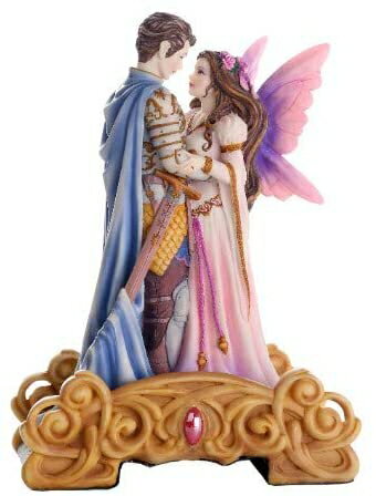 Pacific Giftware プリンスチャーミングと妖精のプリンセス 永遠の愛 おとぎ話 コレクターズフィギュア 8