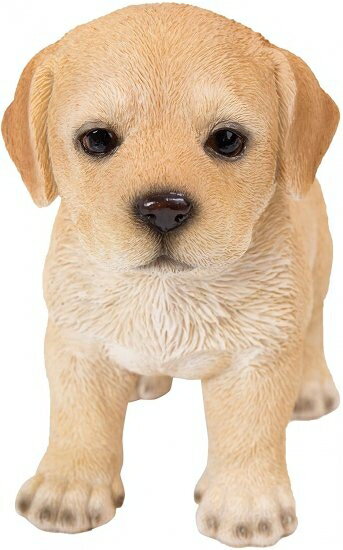 乐天商城 - Pacific Giftware 本物そっくり ラブラドール子犬 立っている樹脂フィギュア フィギュア