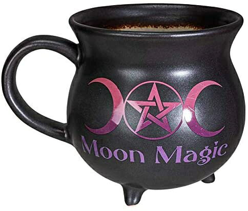 Pacific Giftware ムーンマジック 魔女 大釜 釉薬 陶器 コーヒーマグ スープボウル [2]