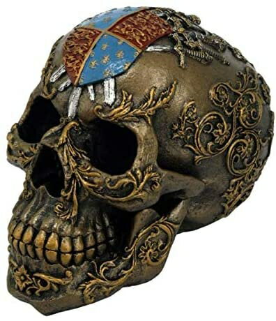 Interior Accessories - Pacific Giftware 中世の紋章 剣 スカル ホーム テーブルトップ装飾置物