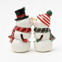 Pacific giftware, Snowman Couple Magnetic Salt And Pepper Shaker Set Christmas Winter by Pacific G