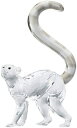 (スワロフスキー) SWAROVSKI キツネザル 9.9 x 6.2 x 2.6 cm (クリア) 5428565 LEMUR モンキー 猿