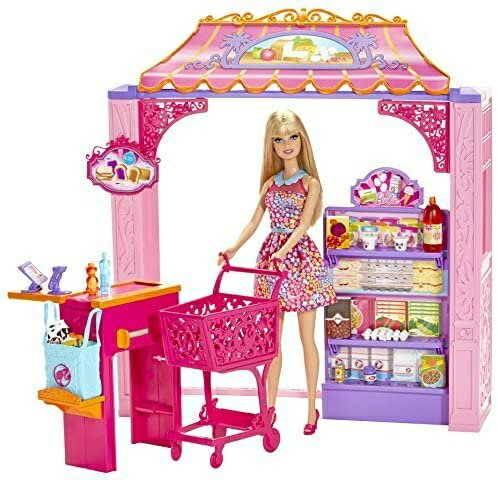 輸入バービー人形 Barbie Life in The Dreamhouse Grocery Store and Doll Playset