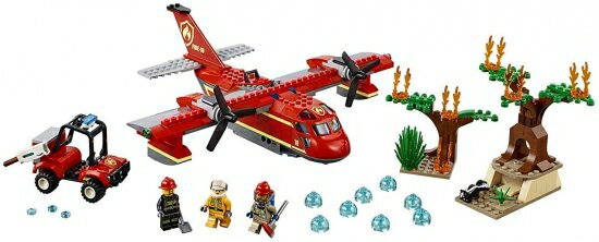 レゴ (LEGO) シティファイアープレーン(Fire Plane) 消防飛行機 60217 ブロック おもちゃ, 2019, 363 pcs