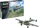 ドイツレベル 1/32 ドイツ空軍 メッサーシュミット Bf110 C-7 プラモデル 04961