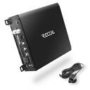 Recoil DI600.1 Class-D カーオーディオ モノブロック サブウーファー アンプ, 1200W Max Power, 2/4 Ohm Stable, Mosfet Power Supply, Remote Bass