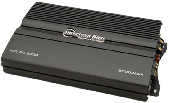 American Bass XFL DC 2000 モノブロック 4 チャンネル Class D 2000W Max Power 1...