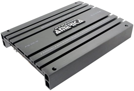 2 チャンネル Car ステレオ アンプ - 5000W High Power 2チャンネル Bridgeable Audio Sound Auto Small スピーカー Amp Box w/ MOSFET, クロスオーバ