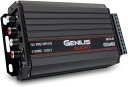 Genius Audio GMX-60.4D Mini Extreme Nano Compact カーオーディオ アンプ 4 チャンネル 1000W Max Class D 2-Ohm Stable with Power Protection シ