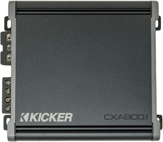Kicker 46CXA8001 カーオーディオ Class D Amp Mono 1600W Peak Sub アンプ CXA800.1