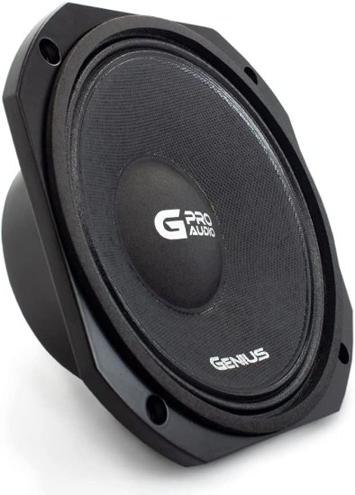 【商品名】Genius Audio GPRO-M0165 6.5 ミッドレンジ スピーカー 300W Max 150W RMS Pro Audio Aluminium Bullet カーオーディオ スピーカー Neodymium Magnet 4 Ohm Reinforced Paper Cone (1 スピーカー) Genius Audio GPRO-M0165 6.5 Midrange Speaker 300 Watts Max 150 Watts RMS Pro Audio Aluminium Bullet Car Audio Speaker Neodymium Magnet 4 Ohm Reinforced Paper Cone (1 Speaker)【カテゴリー】コアキシャルスピーカー(Car Coaxial Speakers) : Genius【商品説明】・TRUE RMS WATTS POWER: powered audio midrange system delivers an impressive 150 Watts RMS and 300 Watts Max at 4 Ohms (Per Speaker) ・MOTOR STRUCTURE: NEODYMIUM aluminium Basket high-temperature voice coil, combined with a fiber reinforced paper cone and corrugated treated cloth ・DUST CAP COVER: to protect the voice coil to deliver high quality and loud sound ・6.5" PRO AUDIO MIDRANGE: loudspeaker for competition SPL or personal use ・SPECIFICATIONS: Frequency Response: 200Hz 8kHz Sensitivity 98 db Impedance 4 Ohms