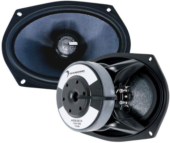 Diamond Audio MS69CX ? 6”X 9” 2-Way High Output Coaxsub スピーカーシステム, ペア
