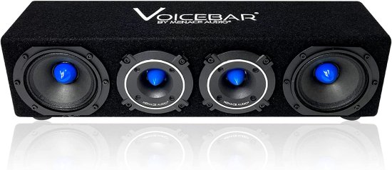 VOICEBAR? by Menace Audio? High Output Slim Profile ߥåɥ 󥯥㡼 Blue Bullets
