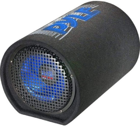 8-Inch Carpeted サブウーファー Tube スピーカー - 400W High Powered カーオーディオ Sound コンポーネント スピーカー エンクロージャー システム 1