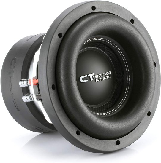 CT Sounds STRATO-8-D2 1200W Max 8 Inch Car サブウーファー Dual 2 Ohm