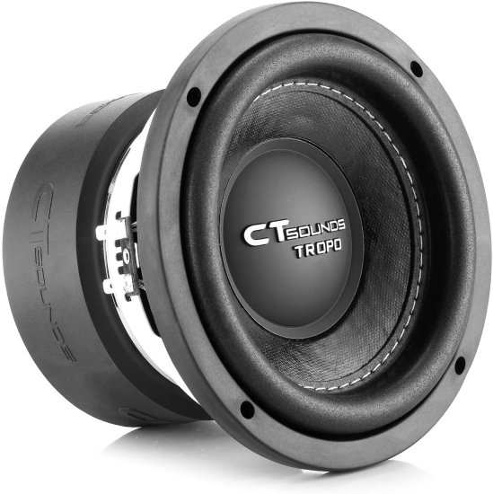 CT Sounds TROPO-6.5-D4 400W Max 6.5 Inch Car サブウーファー Dual 4 Ohm