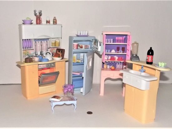 Other - Barbie バービー Light-Up Kitchen 1999