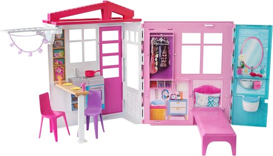 House, Building - Barbie バービー Doll House Playset、マルチカラー