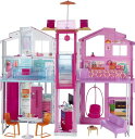Barbie ポップアップ傘付きバービー3階建ての家