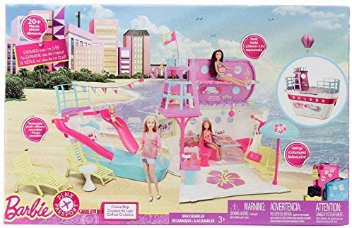 Barbie Mattel バービー Pink Passport Cruise Ship Playセット