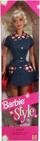 Barbie Mattel Blonde o[r[ Style o[r[ Doll 1997