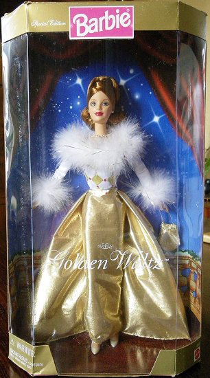 ワールドセレクトショップのBarbie Mattel 1998 Golden Waltz バービー｜アングル2