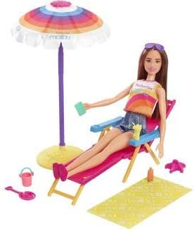 ワールドセレクトショップのBarbie バービーはオーシャン＆ビーチドールプレイセットが大好きです - マリブブルネット｜アングル3
