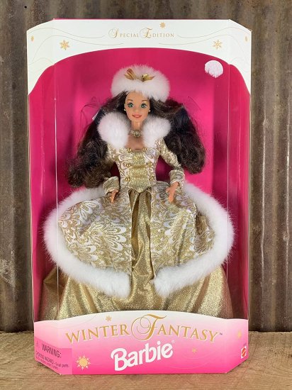 【商品名】Barbie 1995ウィンターファンタジーバービーブルネット - サムズクラブ専用1995 Winter Fantasy Barbie Brunette - Sam's Club Exclusive【商品説明】・Collectible ・Discontinued ・Special Edition ・Barbie