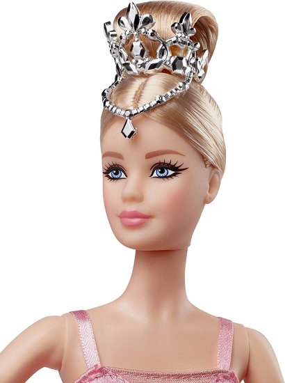 Barbie バービーシグネチャーバレエは人形を望んでいます。 12インチチュチュ、ポイントシューズ、ティアラ、人形スタンドと信itiveの証明書、6歳以上の贈り物 3