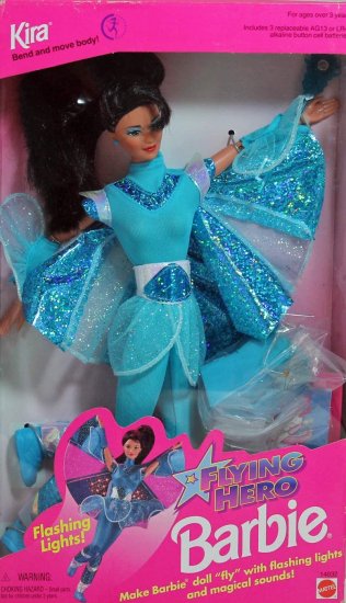 ワールドセレクトショップのBarbie フライングヒーローバービーキラドールWライト＆サウンド（1995）｜アングル2