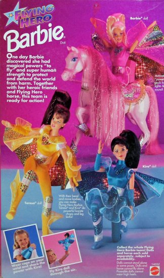 ワールドセレクトショップのBarbie フライングヒーローバービーキラドールWライト＆サウンド（1995）｜アングル3