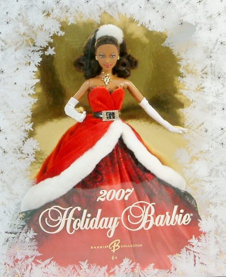 Barbie ホリデーバービー2007アフリカ系アメリカ人