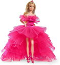 Barbie バービーシグネチャーピンクコレクション人形 バービー人形（12インチ）シルクストーンボディがチュールガウンを着て コレクター向けの贈り物