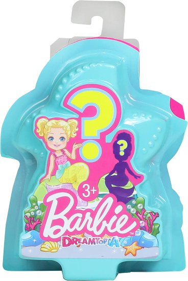 ワールドセレクトショップのBarbie バービードリームトピアブラインドパックサプライズマルメイドドール、4インチ、貝殻、サプライズルック、3-7歳への贈り物｜アングル3