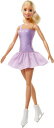 Barbie 紫色の衣装を着たバービーフィギュアスケーター人形